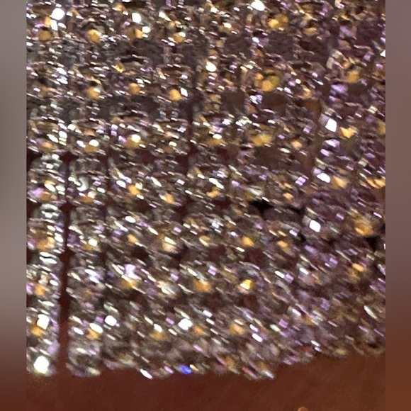 Evening Purse Rhinestones Galore and Dangling - Picture 16 of 16